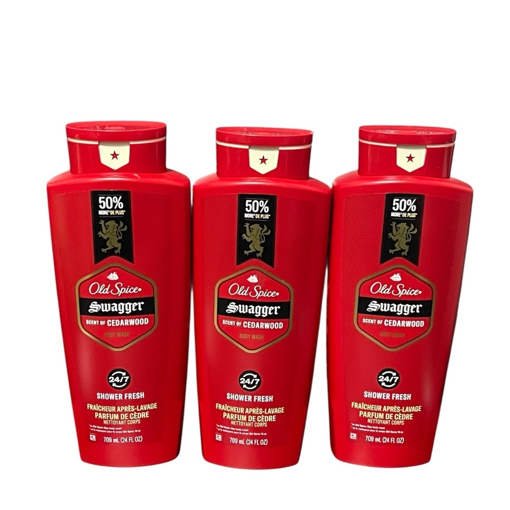 Old Spice Swagger Red Men Grooming Cleanser sets of 3